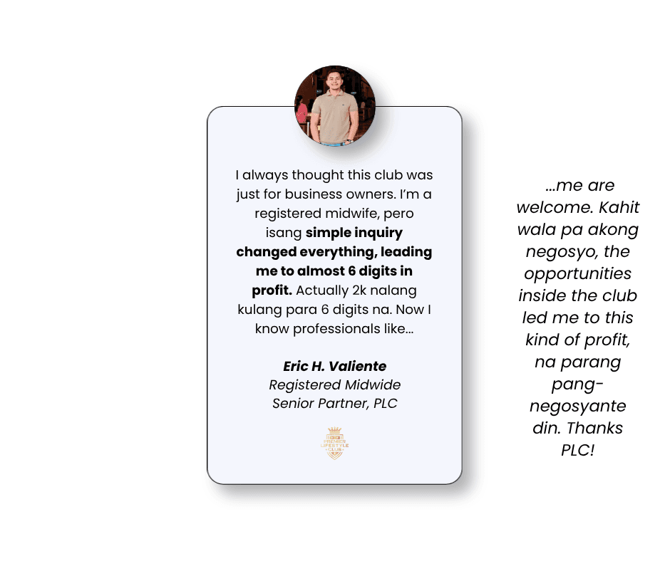 PLC partner testimonial — Eric H. Valiente, PLC Senior Partner